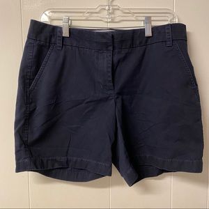 J. Crew Chino Navy Shorts Size 8